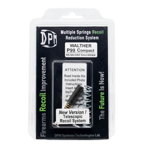 WALTHER P99 COMPACT AS – QA – DAO  9mm / .40 S&W Telescopic Recoil System