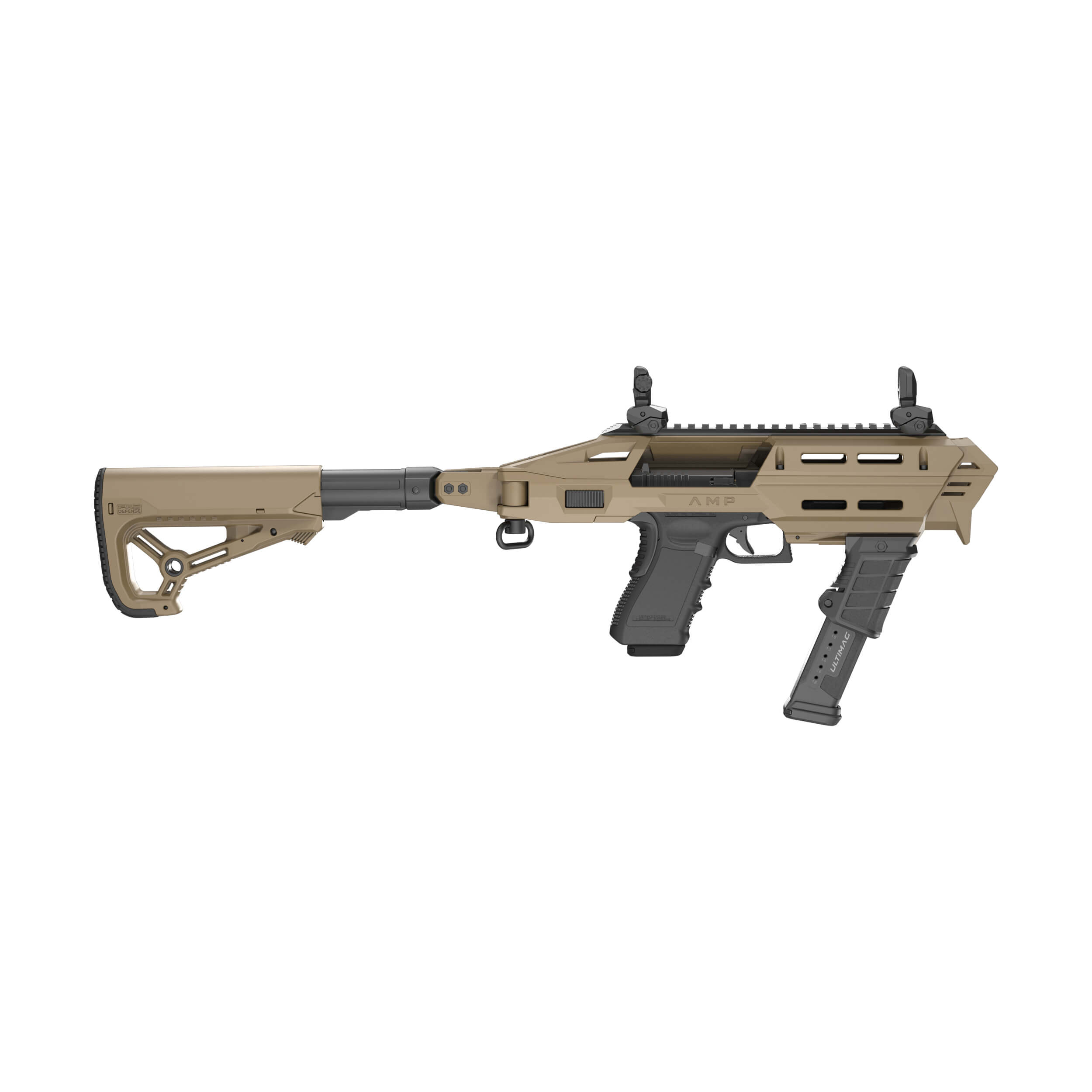 FAB AMP PRO M4 KPOS Pistol Conversion Kit - Heckler & Koch SFP9