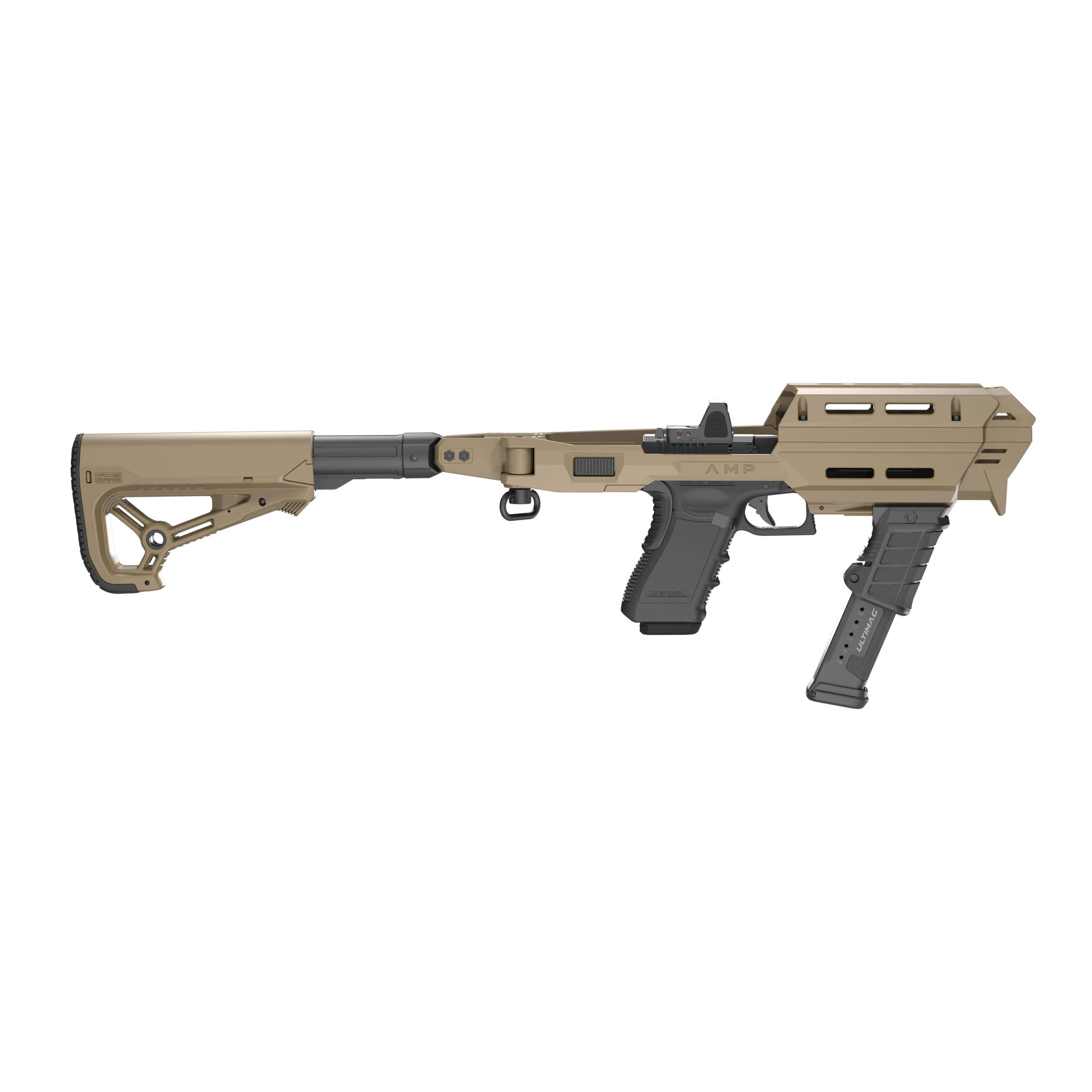 FAB AMP M4 STD KPOS Pistol Conversion Kit -  Heckler & Koch SFP9