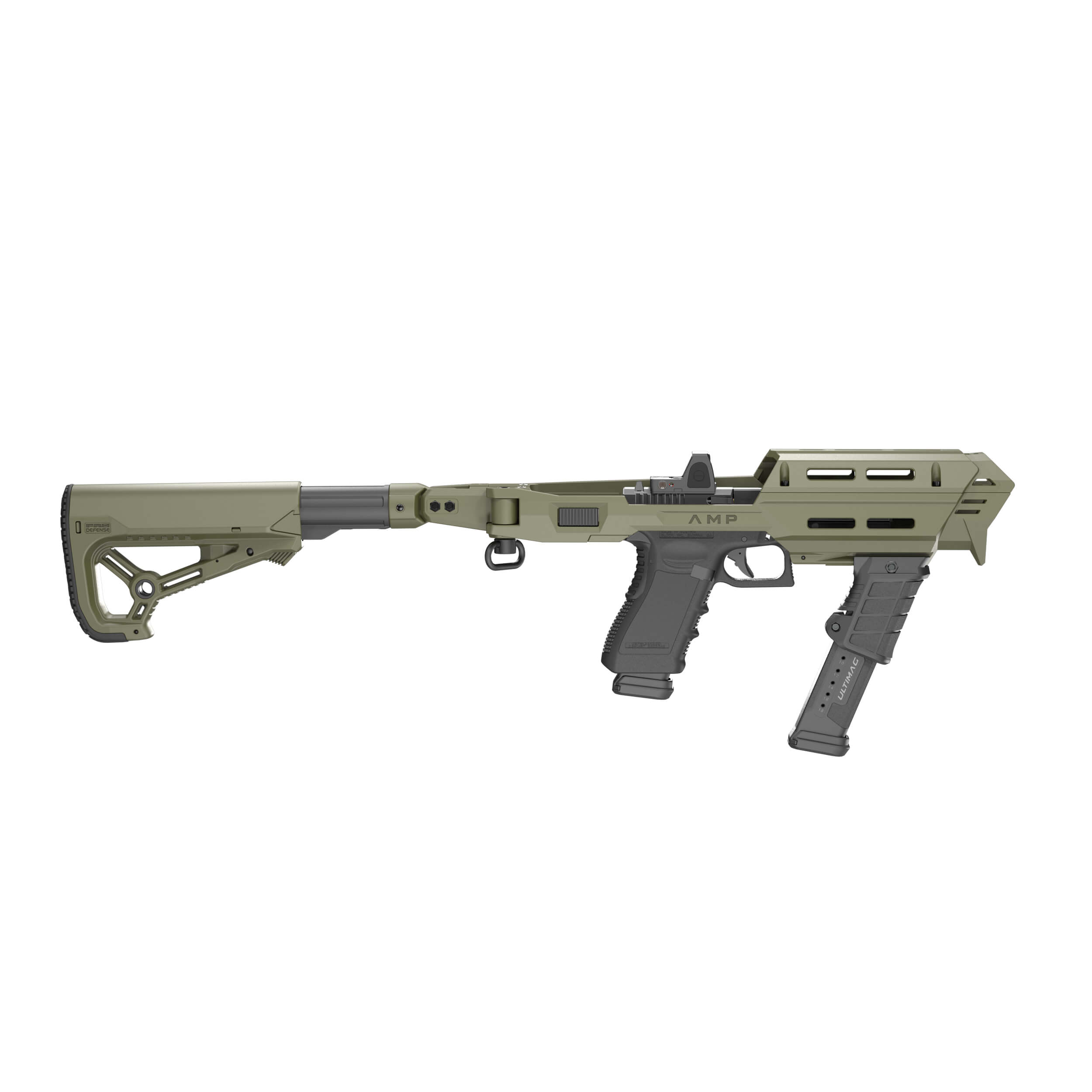 FAB AMP M4 STD KPOS Pistol Conversion Kit -  Heckler & Koch SFP9