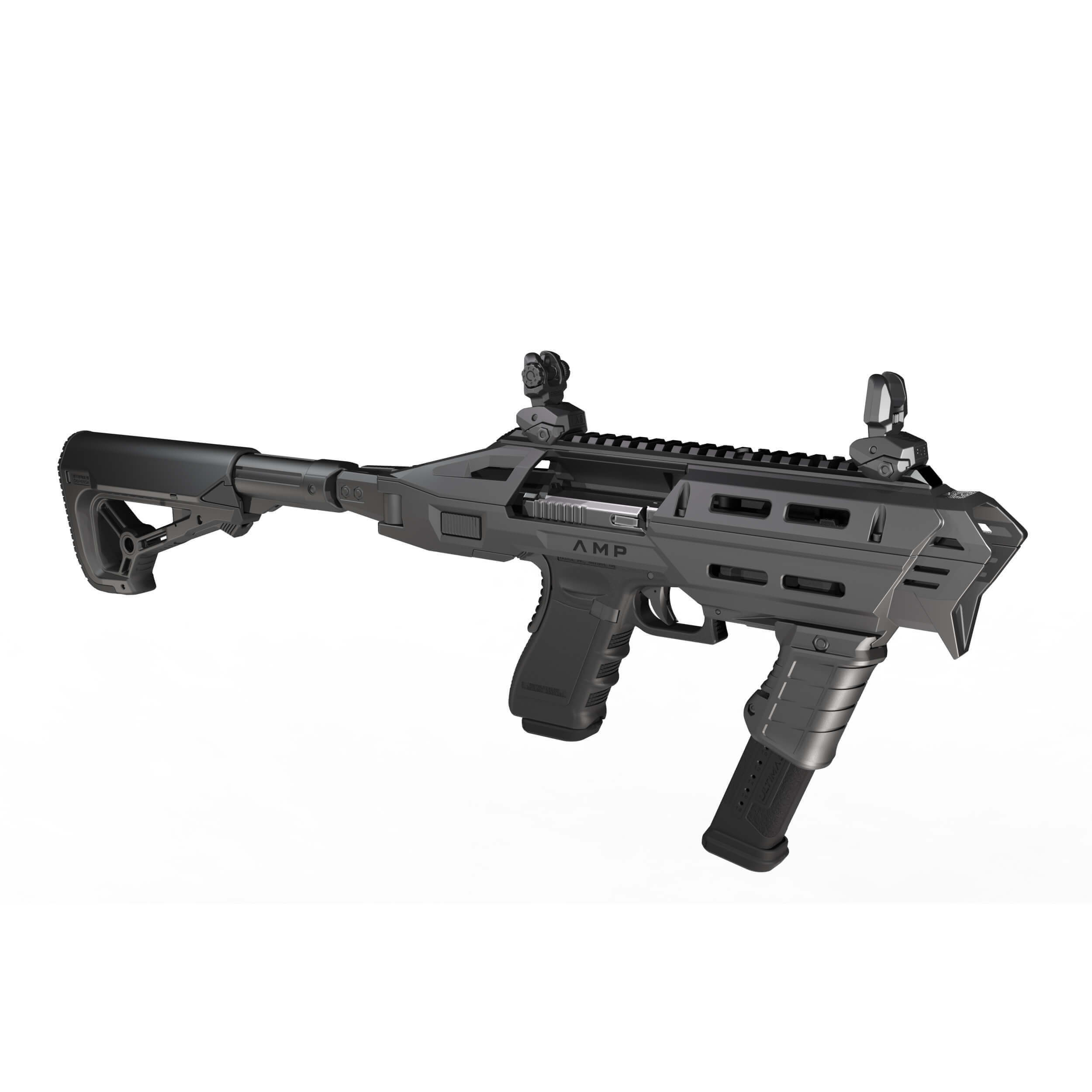 FAB AMP M4 PRO KPOS Pistol Conversion Kit - Für CZ Shadow 2 blk