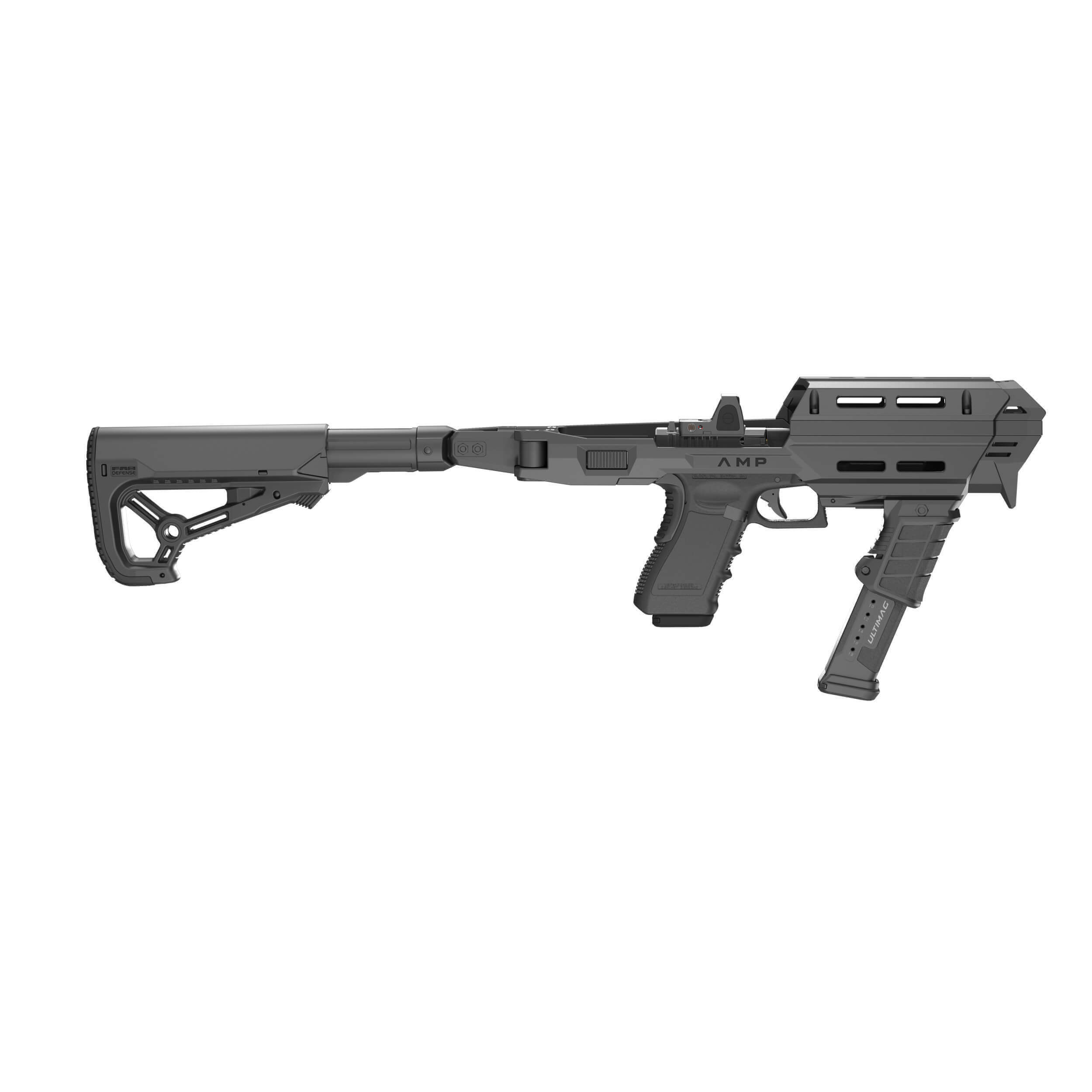 FAB AMP M4 STD KPOS Pistol Conversion Kit - Für Walther PDP Steel Frame FULL SIZE 5" - PDP Steel Frame FULL SIZE 4,5" 