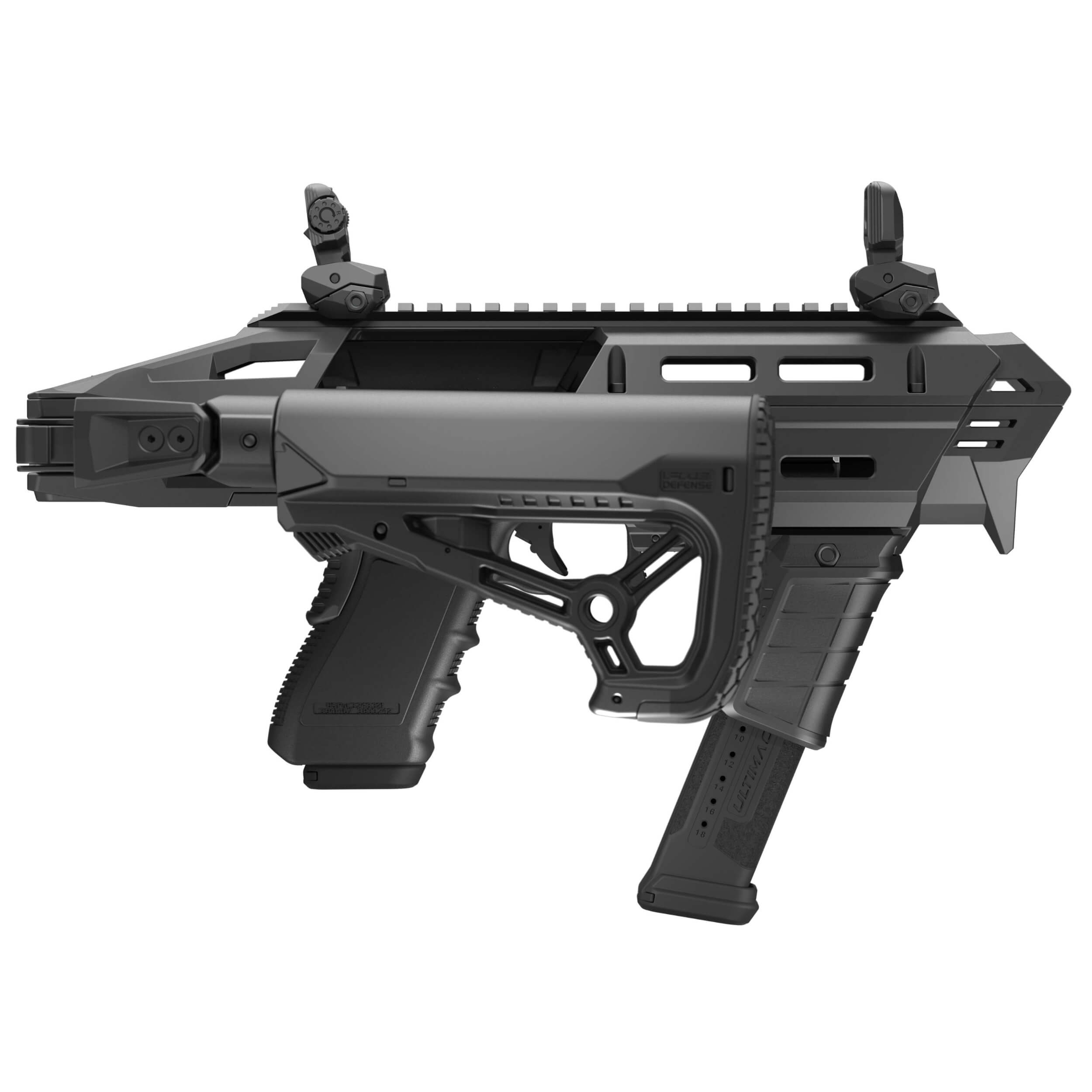 FAB AMP M4 PRO KPOS Pistol Conversion Kit -  Für GLOCK 17/19 & PDP 4 & PDP 4.6